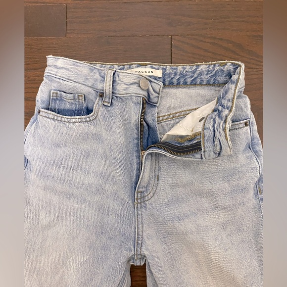 PacSun 90s Boyfriend Jeans, Size 23, Light Indigo Blue, 100% Cotton - Picture 14 of 14